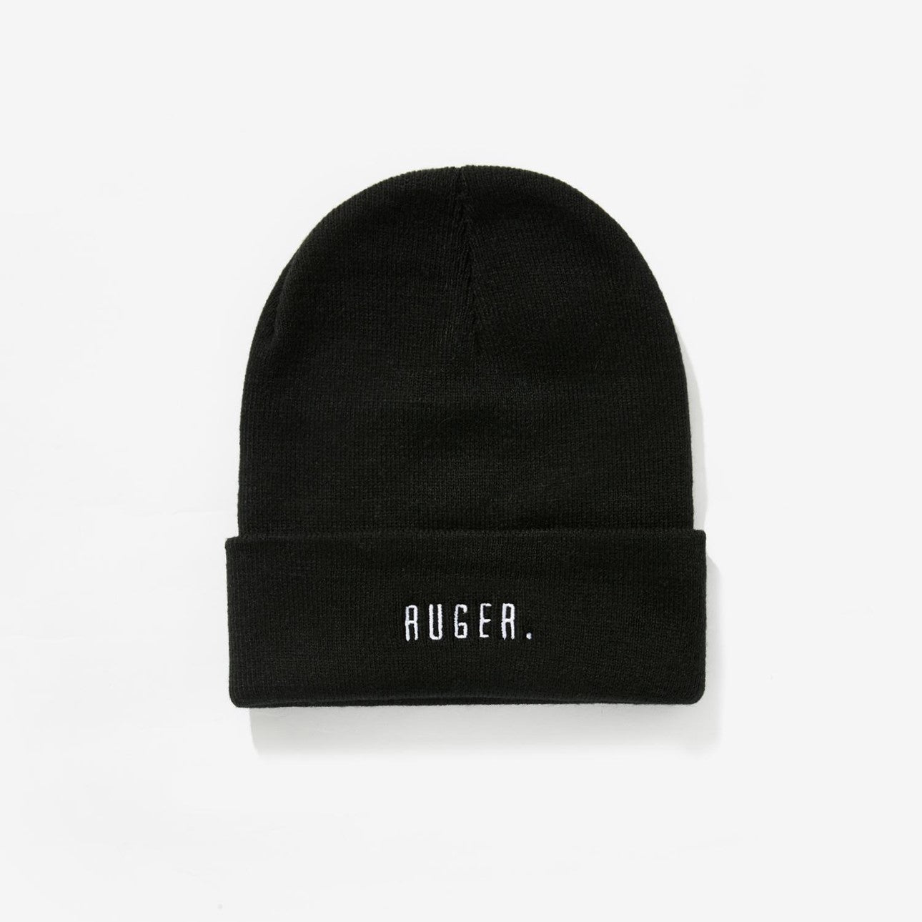 Ruger. Black & Beige Beanie - hat