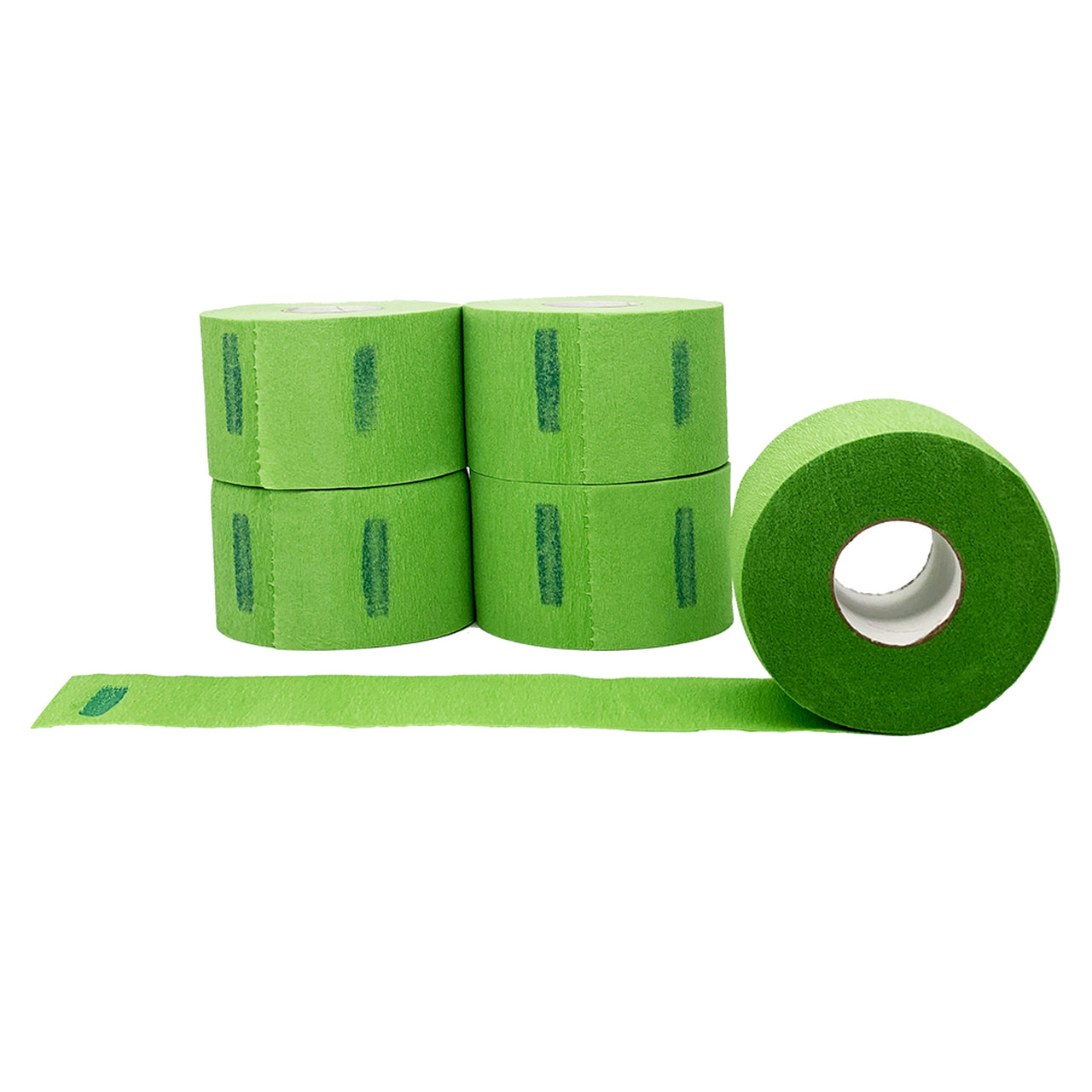 L3VEL3 NECK PAPER ROLL (5 PCS) - GREEN 