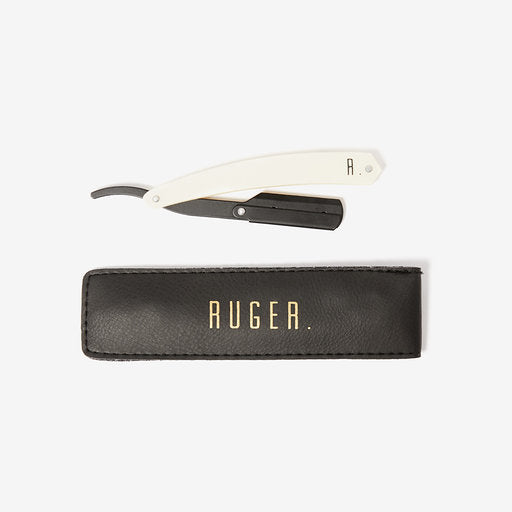 RUGER. Black &amp; Bone Shavette - razor with handle