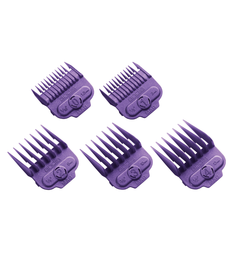 Magnetic comb set of 5 short heads