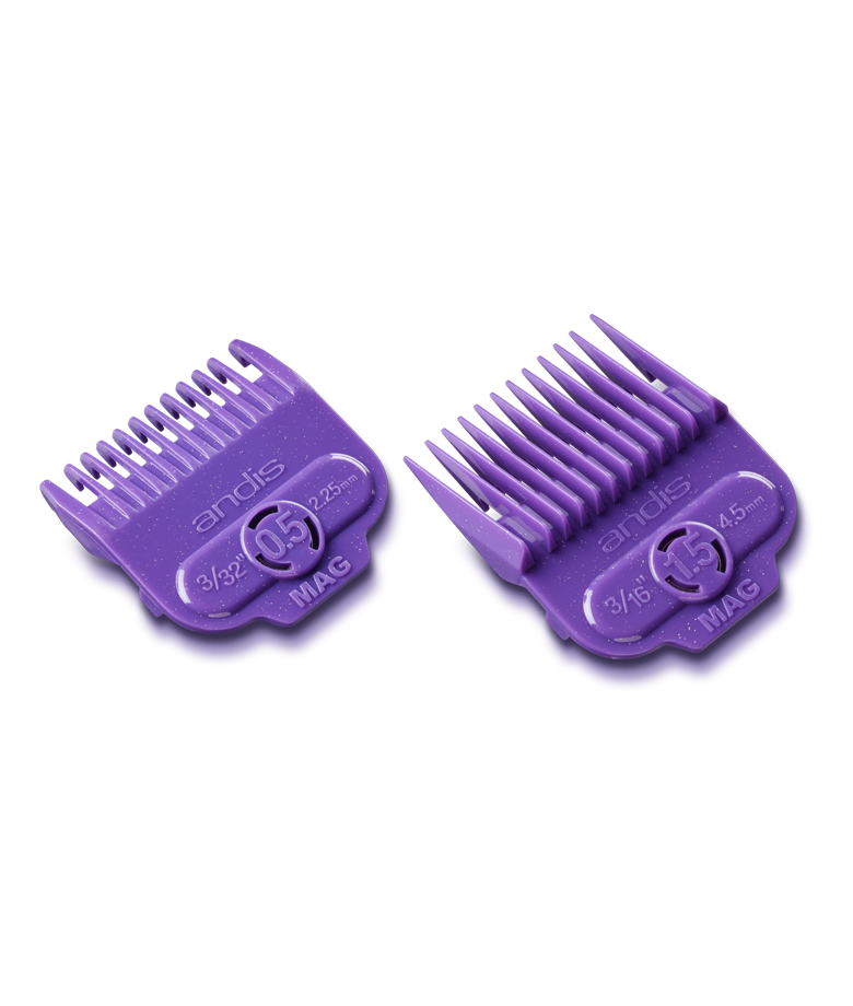 Andis Single Magnetic Extension Comb Dual Pack 2.25m-4.5mm