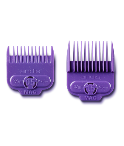 Andis Single Magnetic Extension Comb Dual Pack 2.25m-4.5mm