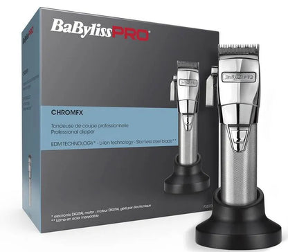 Babyliss Pro CHROM FX wireless metal clipper SILVER