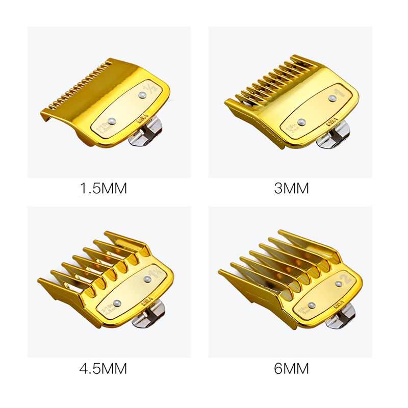 Golden extension combs for Wahl hair clippers - 8 sizes