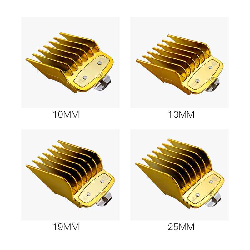 Golden extension combs for Wahl hair clippers - 8 sizes