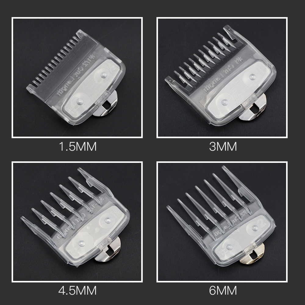 Transparent extension combs for Wahl machines - 8 sizes