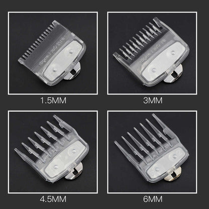 Transparent extension combs for Wahl machines - 8 sizes