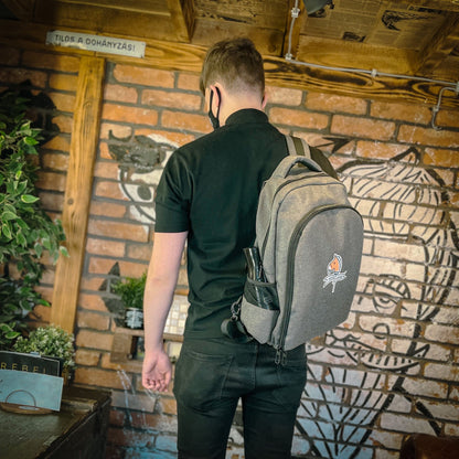 Dead Horse Barber Backpack (gray exterior-black interior)