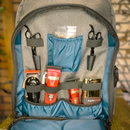 Dead Horse Barber Backpack (gray exterior-black interior)