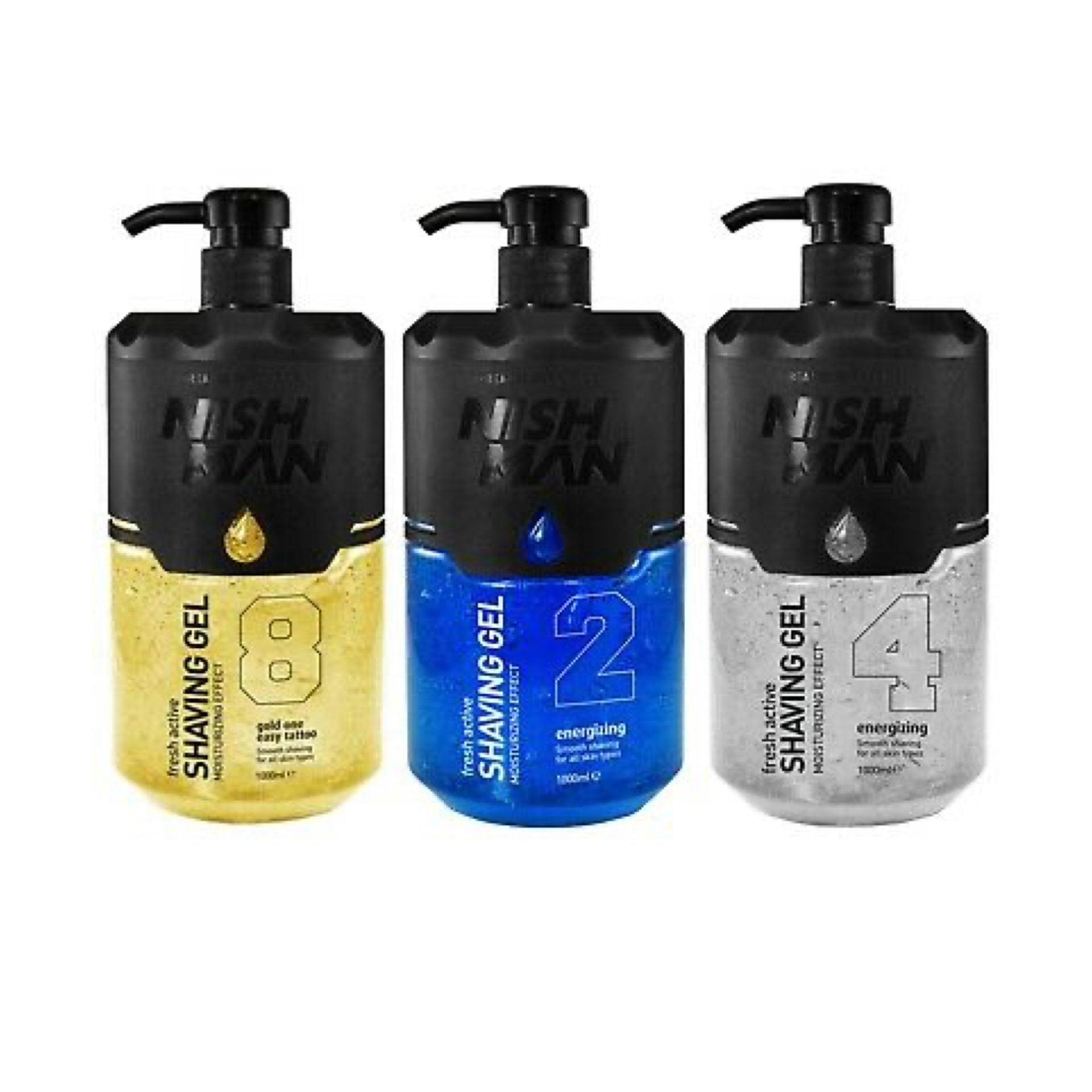 Nish Man Fresh Active Shaving Gel 1000 ml / in 3 scents