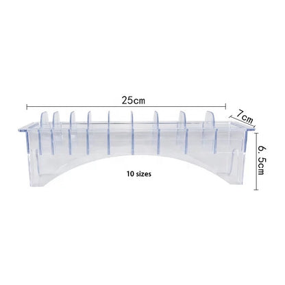 Extension comb storage (single row)