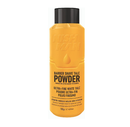 Nish Man Barber Talc Powder 180 g - hintőpor