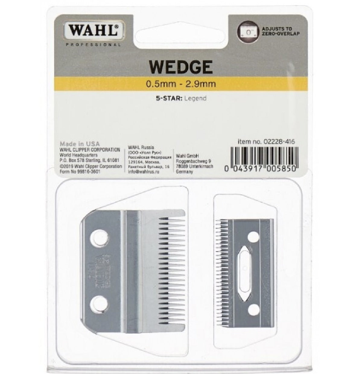 Wahl Legend "Wedge" cutting head