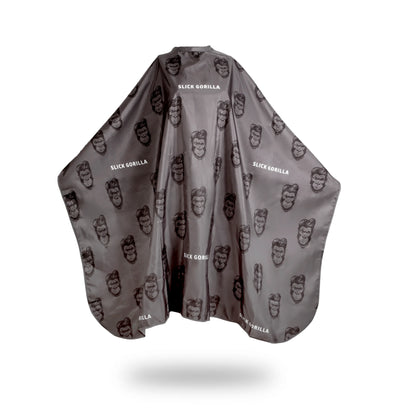 Slick Gorilla Barber Cape - cape in black and white