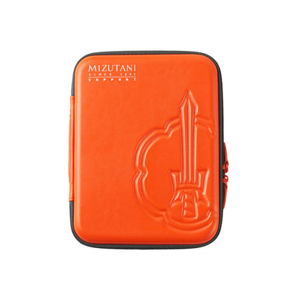 Mizutani orange support box - olló tartó bőrtok