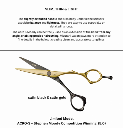 Mizutani ACRO-S + Stephen Moody Competition Winning