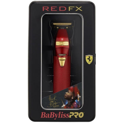 Babyliss Pro Skeleton RED FX 4ARTIST fém kontúrnyíró PIROS ÚJ MODELL