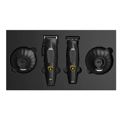 JRL x Lamborghini Diamante Szett (hajvágó & kontúrvágó), fekete limitált kiadás