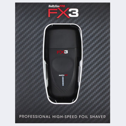 BaByliss PRO X3 black double-headed razor