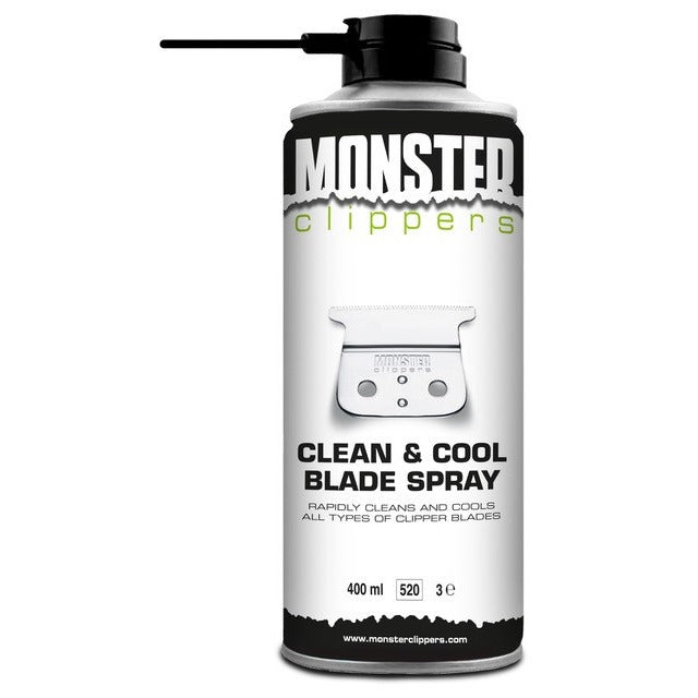 MONSTER CLIPPERS - ESZKÖZFERTŐTLENÍTŐ CLEAN & COOL BLADE SPRAY - 400 ML