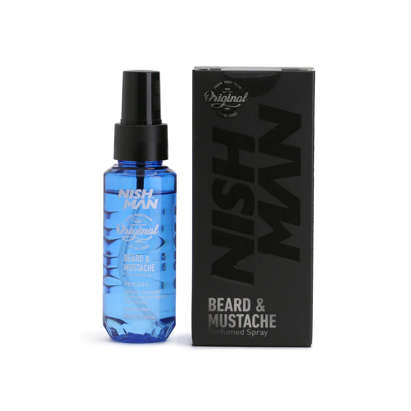 NISH MAN BEARD AND MUSTACHE PERFUME, GENIUS - 75ML 