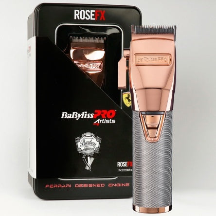 Bezdrôtový kovový strihací strojček Babyliss Pro Rose FX ROSE GOLD