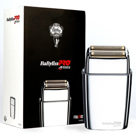 Babyliss Pro Double Foil metal razor SILVER