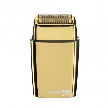 Babyliss Pro Double Foil metal razor GOLD