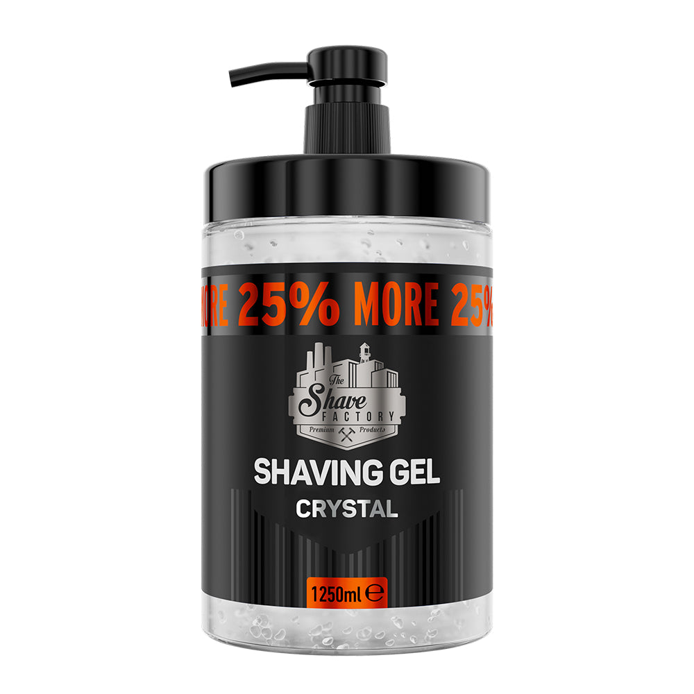 The Shave Factory Shaving Gel, Crystal - 1250 ml